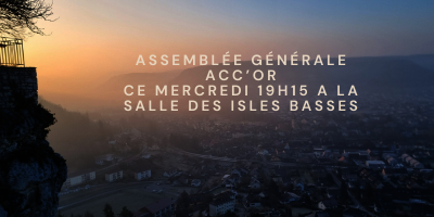 ASSEMBLÉE GÉNÉRALE ACC'OR
