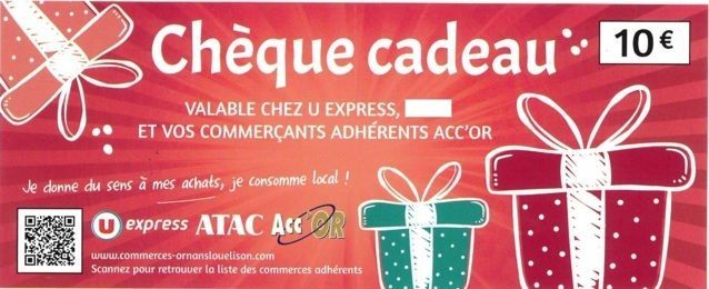 Chèques cadeaux Chèques cadeaux