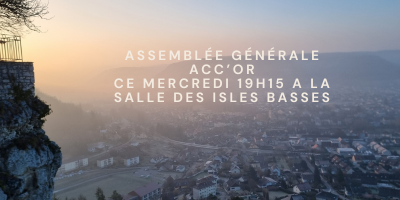 ASSEMBLÉE GÉNÉRALE ACC'OR